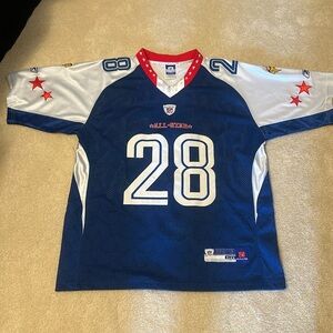 Vintage NFL 2009 Adrian Peterson Reebok Pro Bowl jersey size 50